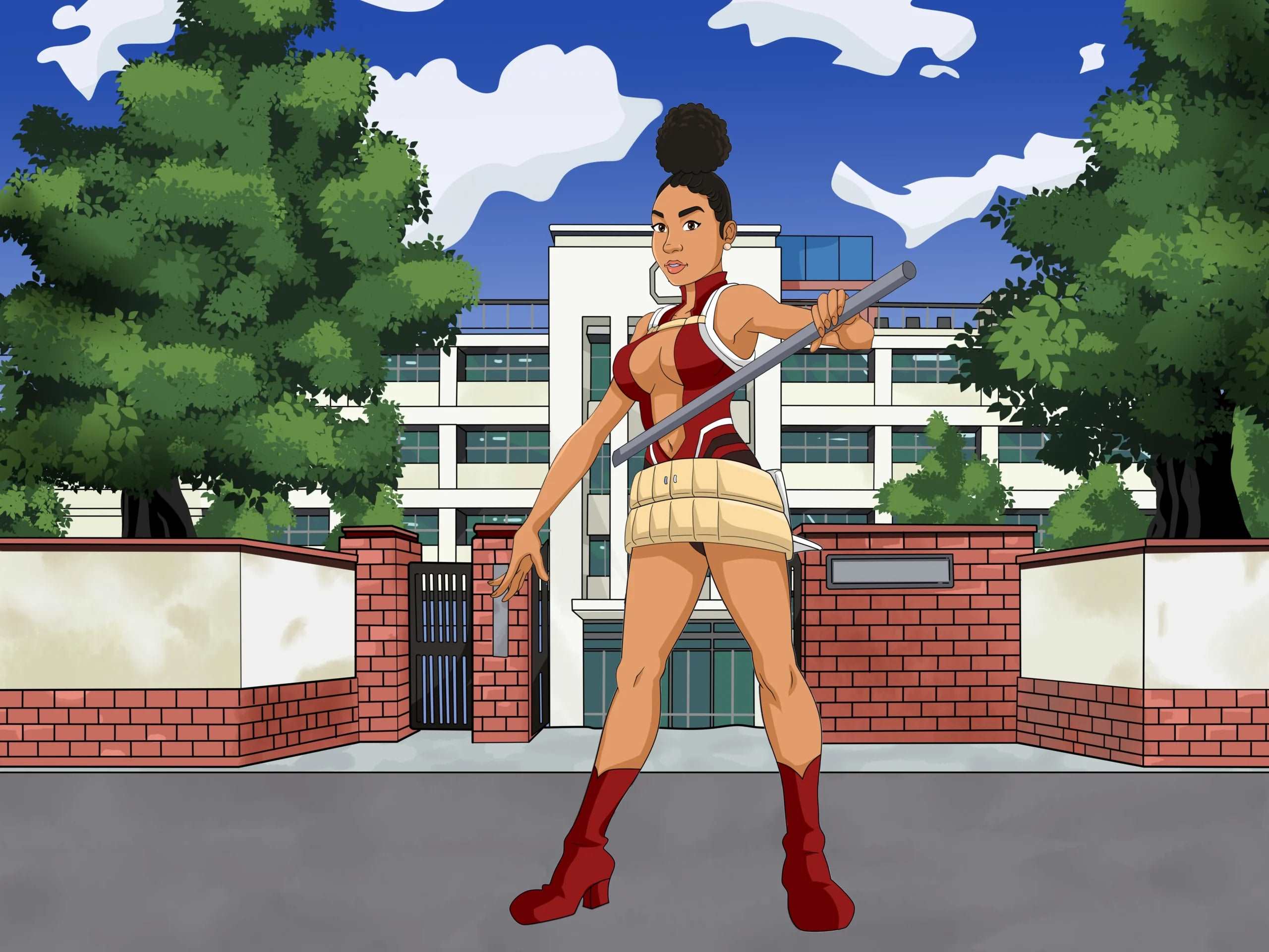 My Hero Academia Custom Portrait-Sketch Me Cartoon