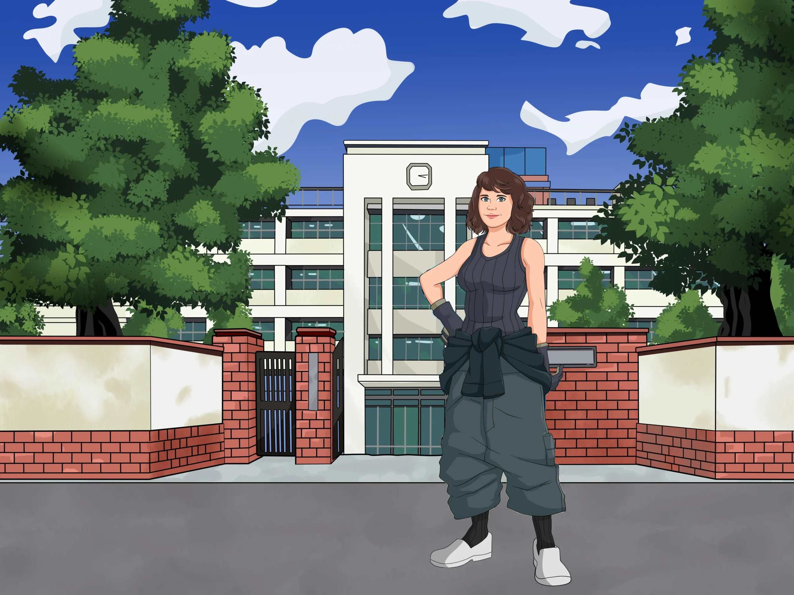 My Hero Academia Custom Portrait-Sketch Me Cartoon