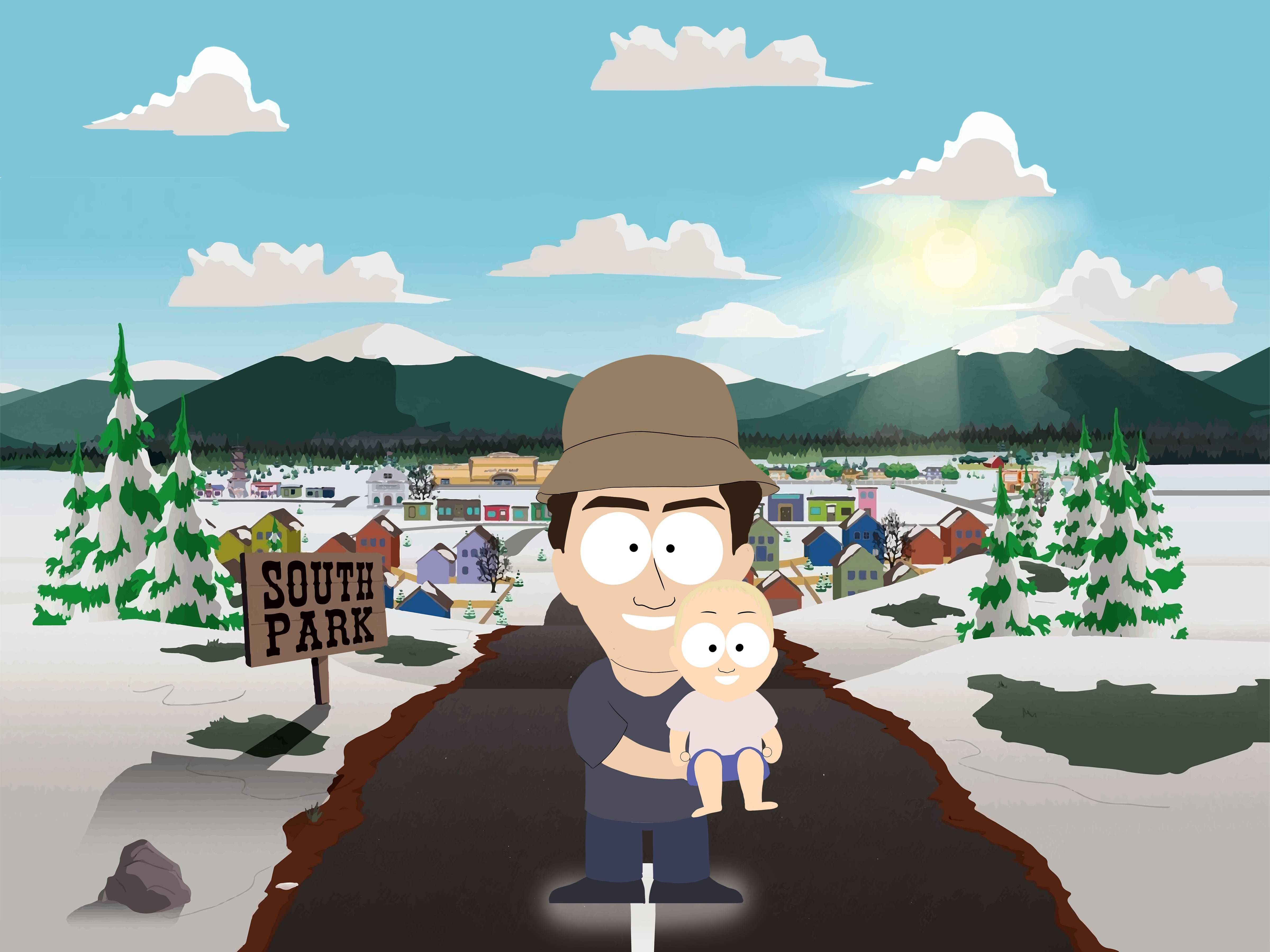 South Park Custom Portrait-Sketch Me Cartoon