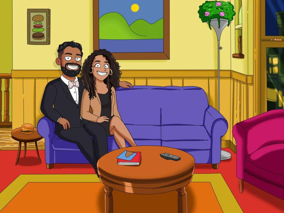 Bobs Burgers Custom Portrait-Sketch Me Cartoon