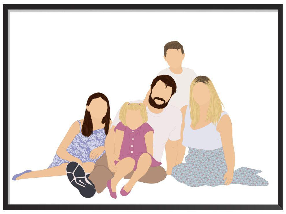 Faceless Portrait-Sketch Me Cartoon