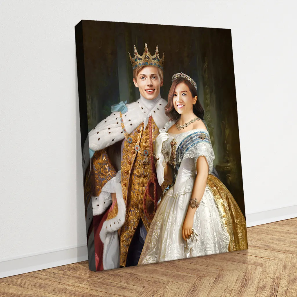 Classic Majesty: Royal Couple Art Pieces