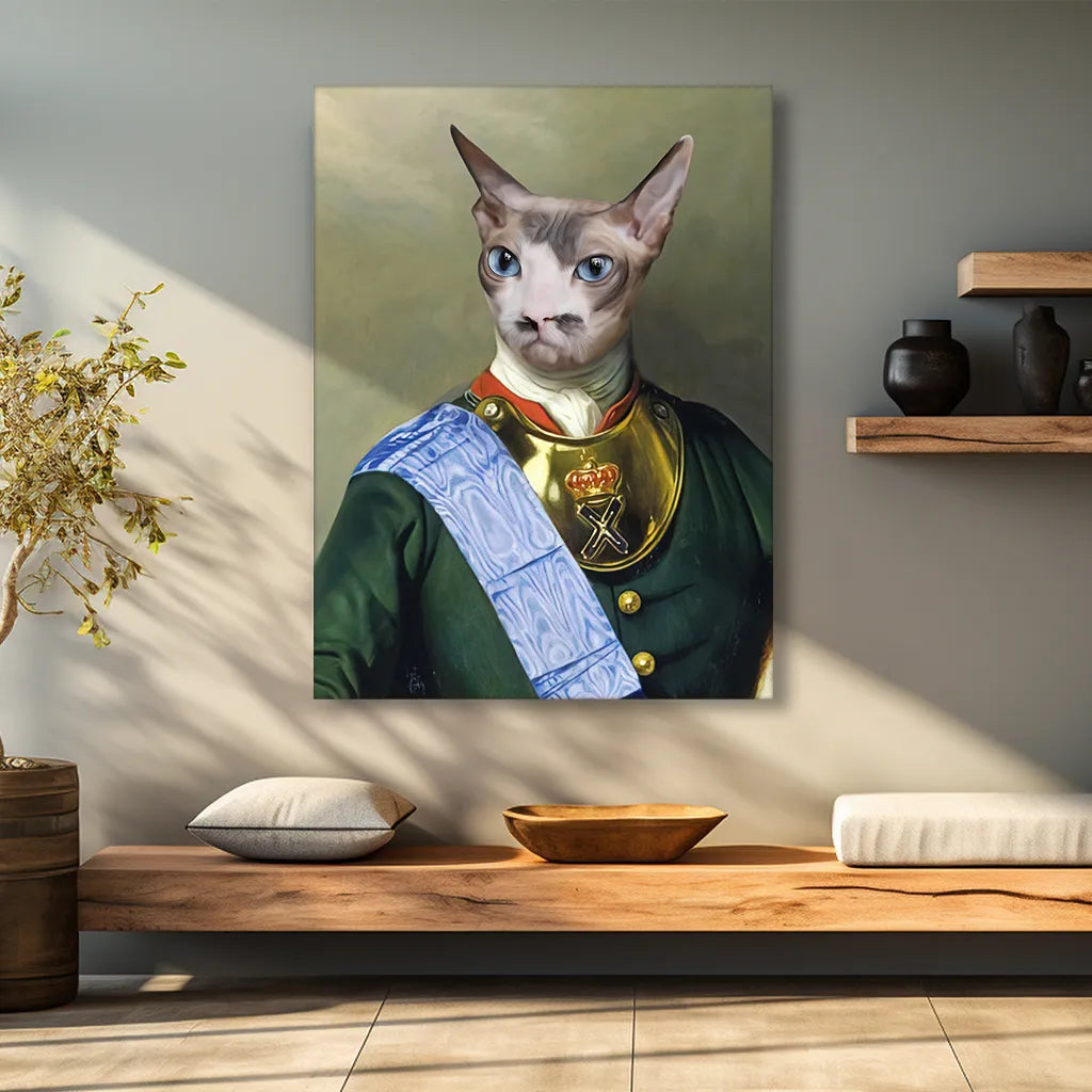 Aristocratic Pet Portraits: Majestic Art for Beloved Pet