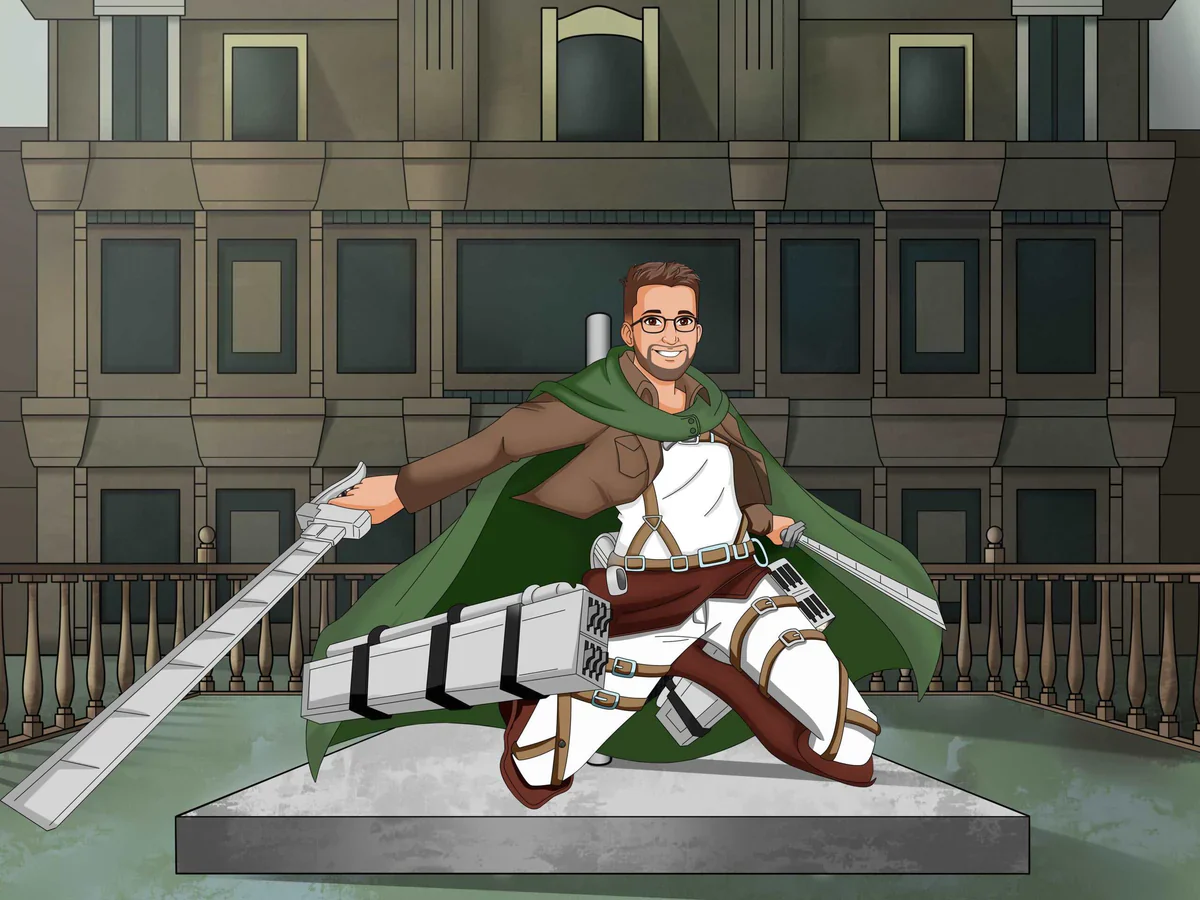 Unveiling the Titans A Sketch Me Cartoon Portrait Adventure in Attack on Titan - Sketch Me Cartoon